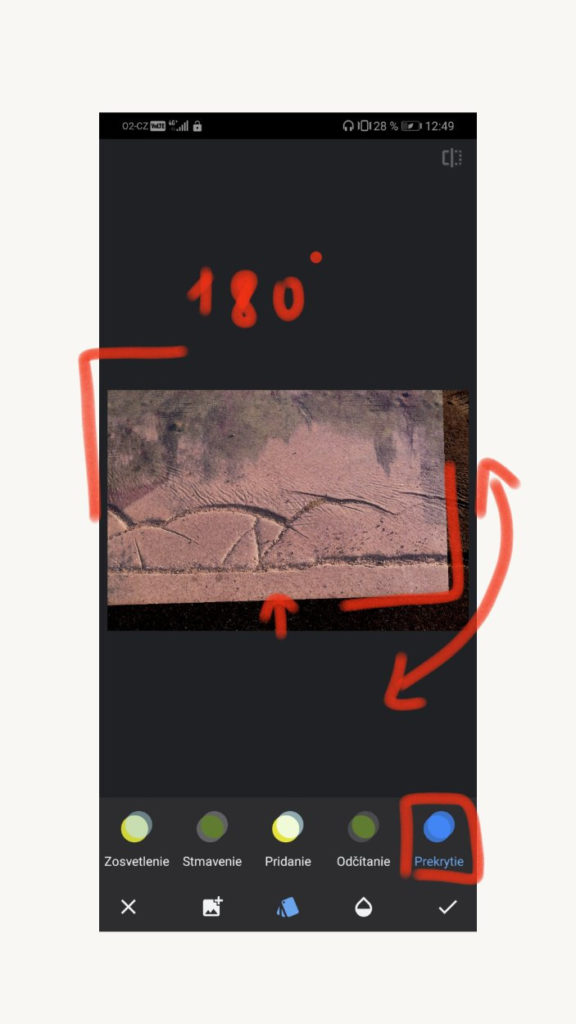 Snapseed overlay option